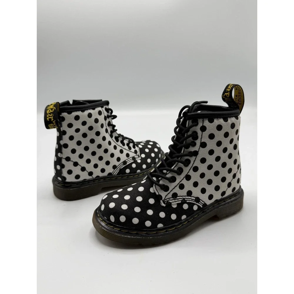 Dr. Martens Brooklee Polka Dot AW004 Toddler Size 9 Pre-Owned No Box